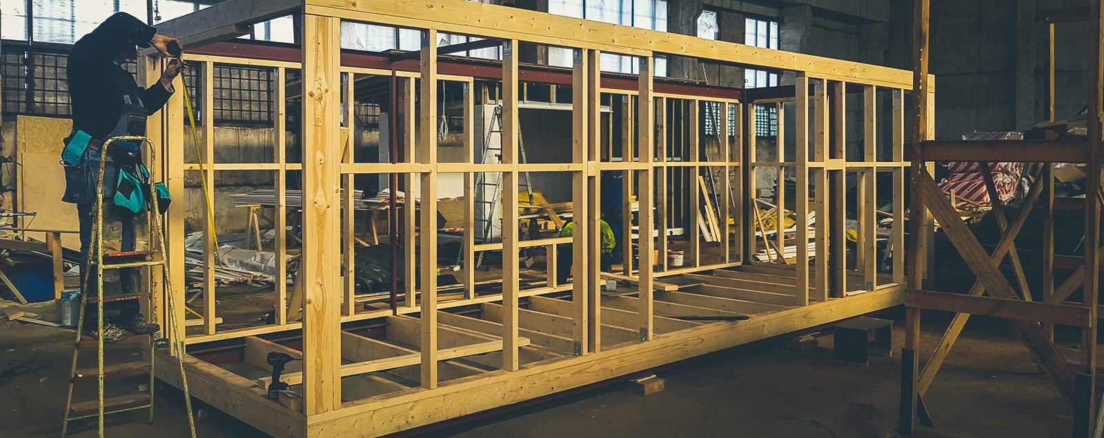 Construction of modular houses by Baltic House Systems