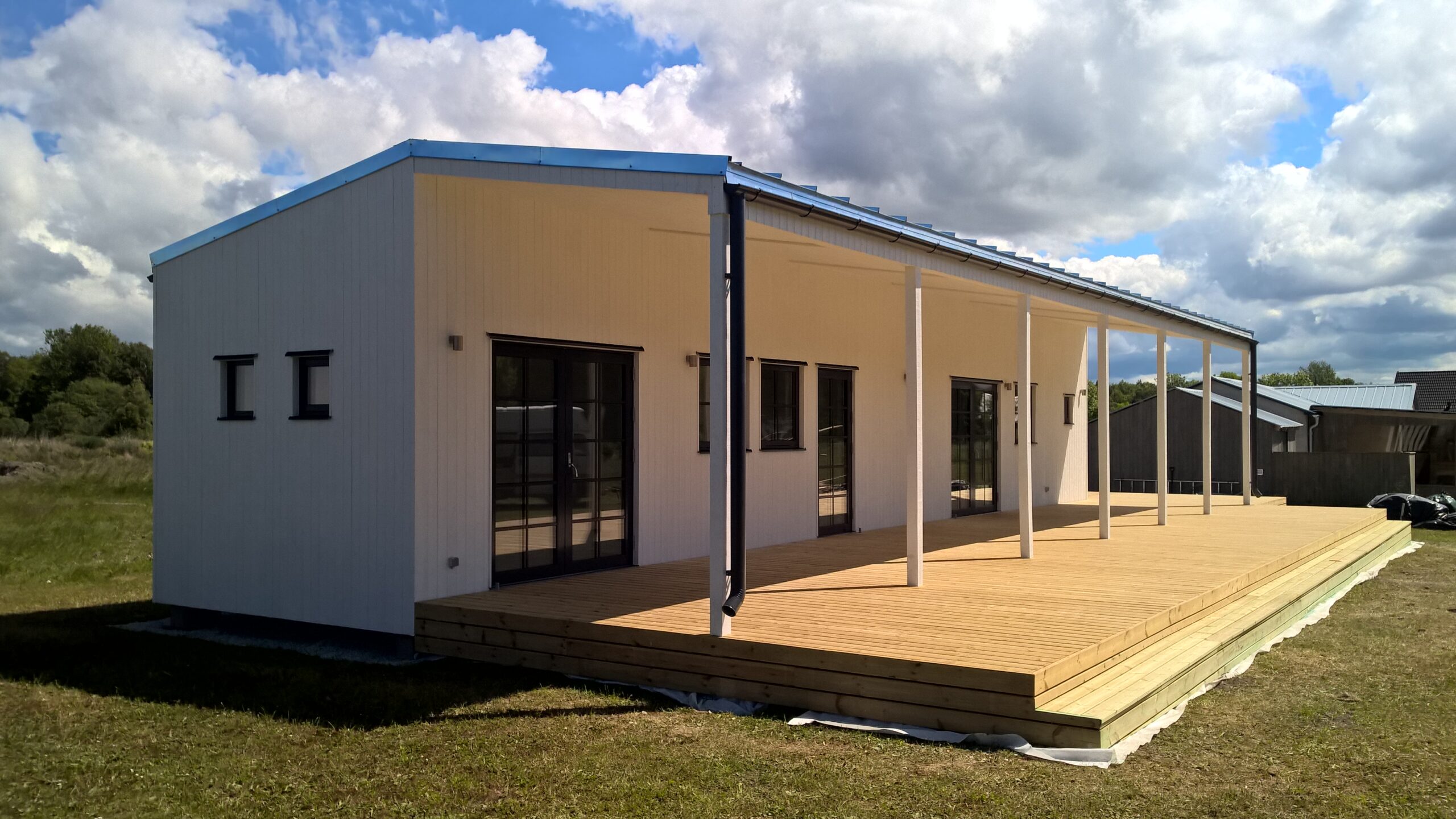 Installation of modular houses Baltic House Systems