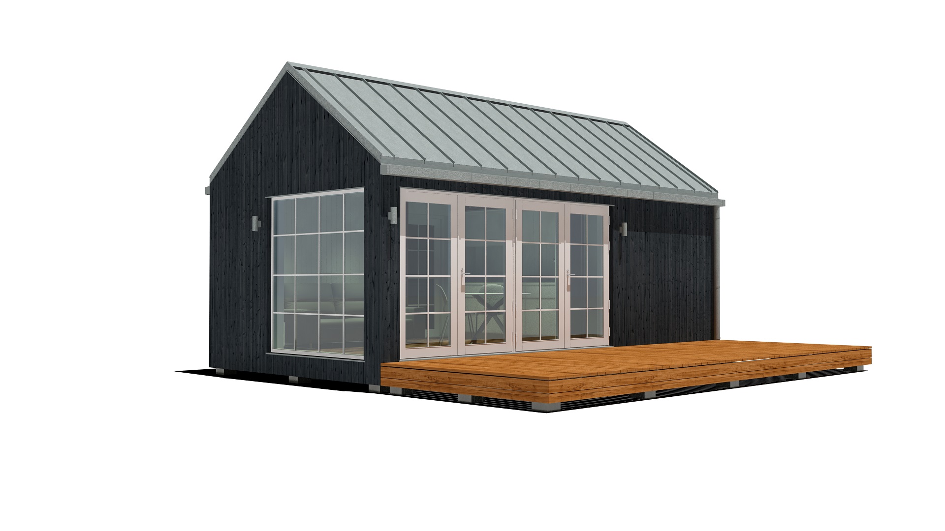 25m2_black_Classic style 1_Modular house_Baltic House Systems