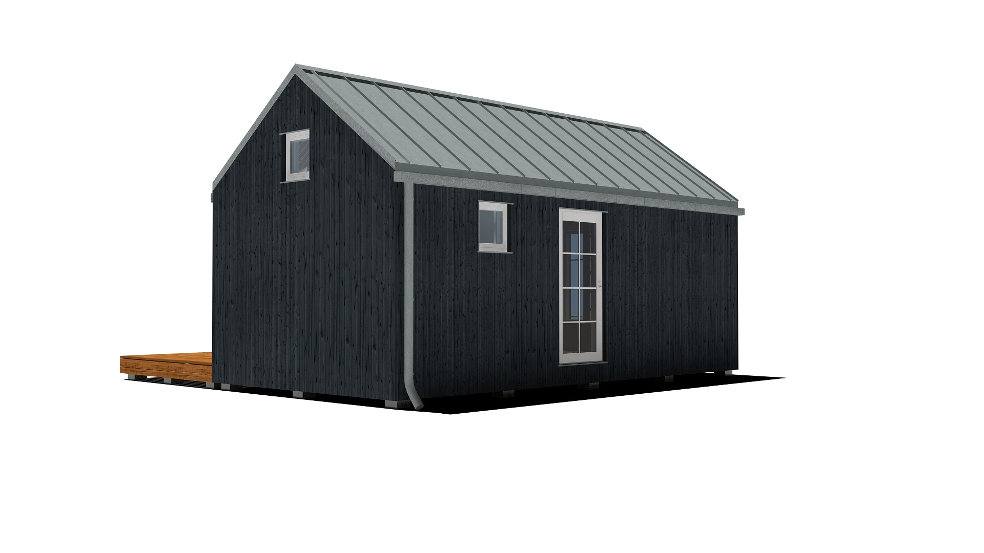 25m2_black_Classic style 1_Modular house_Baltic House Systems_2