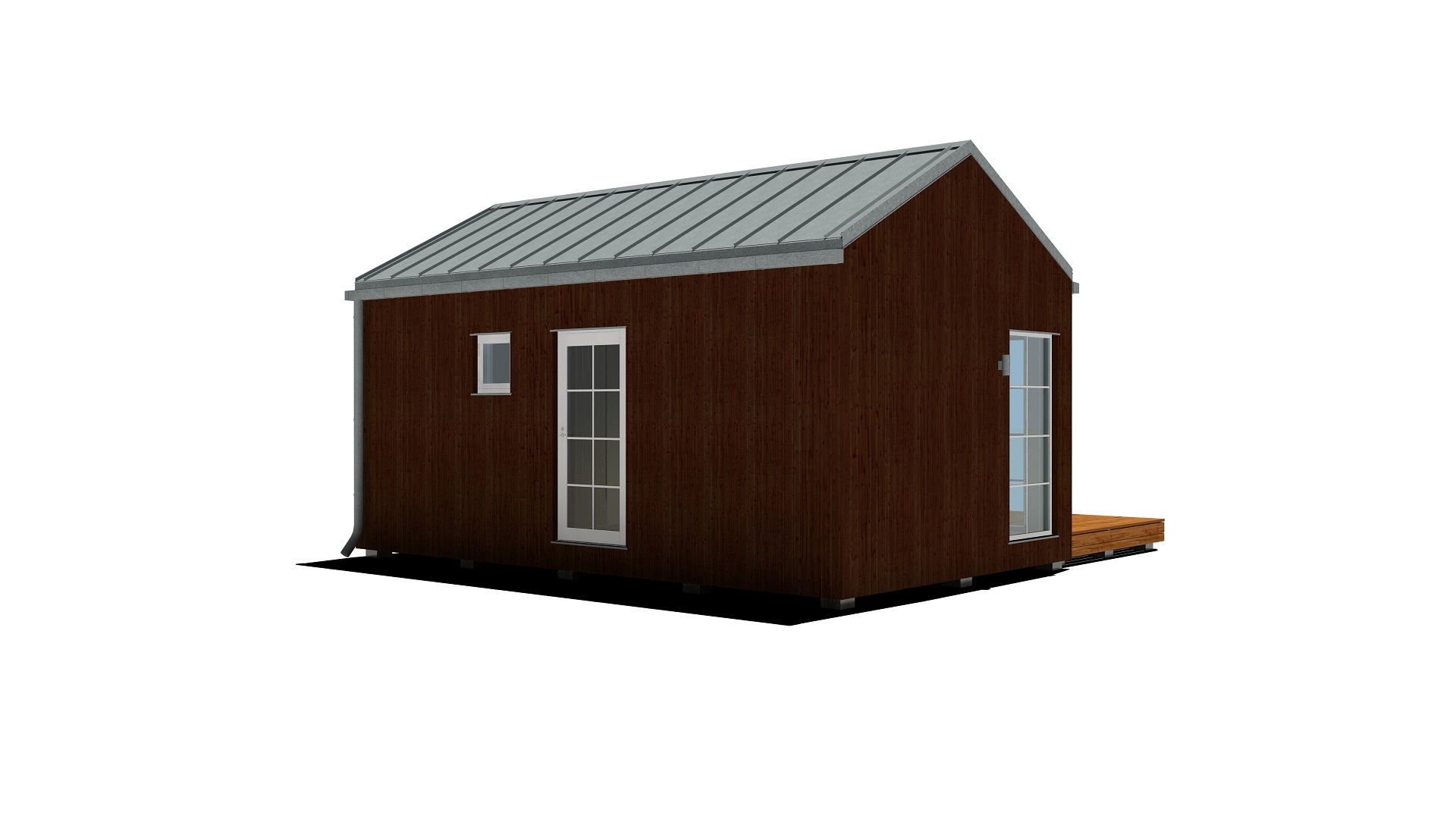 25m2_brown_Classic style 2_Modular house_Baltic House Systems_3