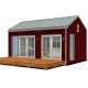 25m2_red_Classic style 2_Modular house_Baltic House Systems_1