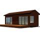 30m2_brown_Classic extended style_Modular house_Baltic House Systems_1