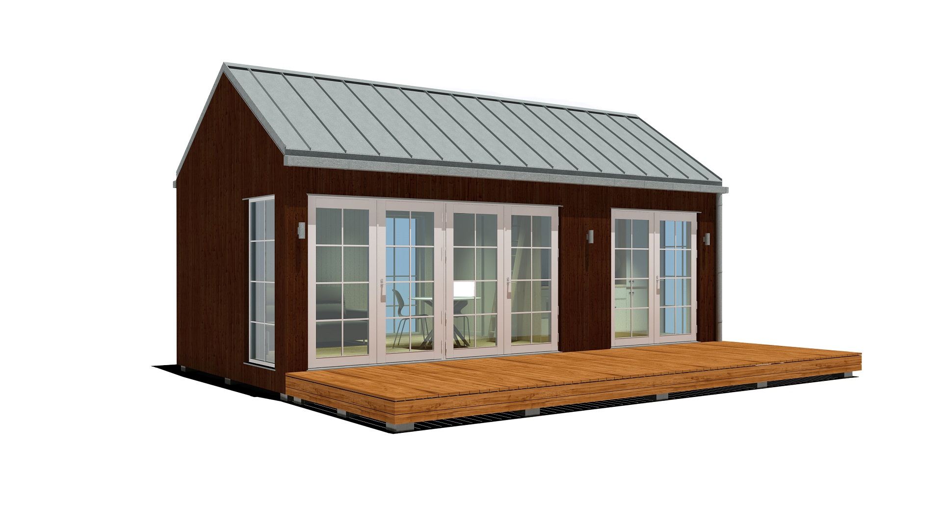 30m2_brown_Classic-style-3_Modular-house_Baltic-House-Systems