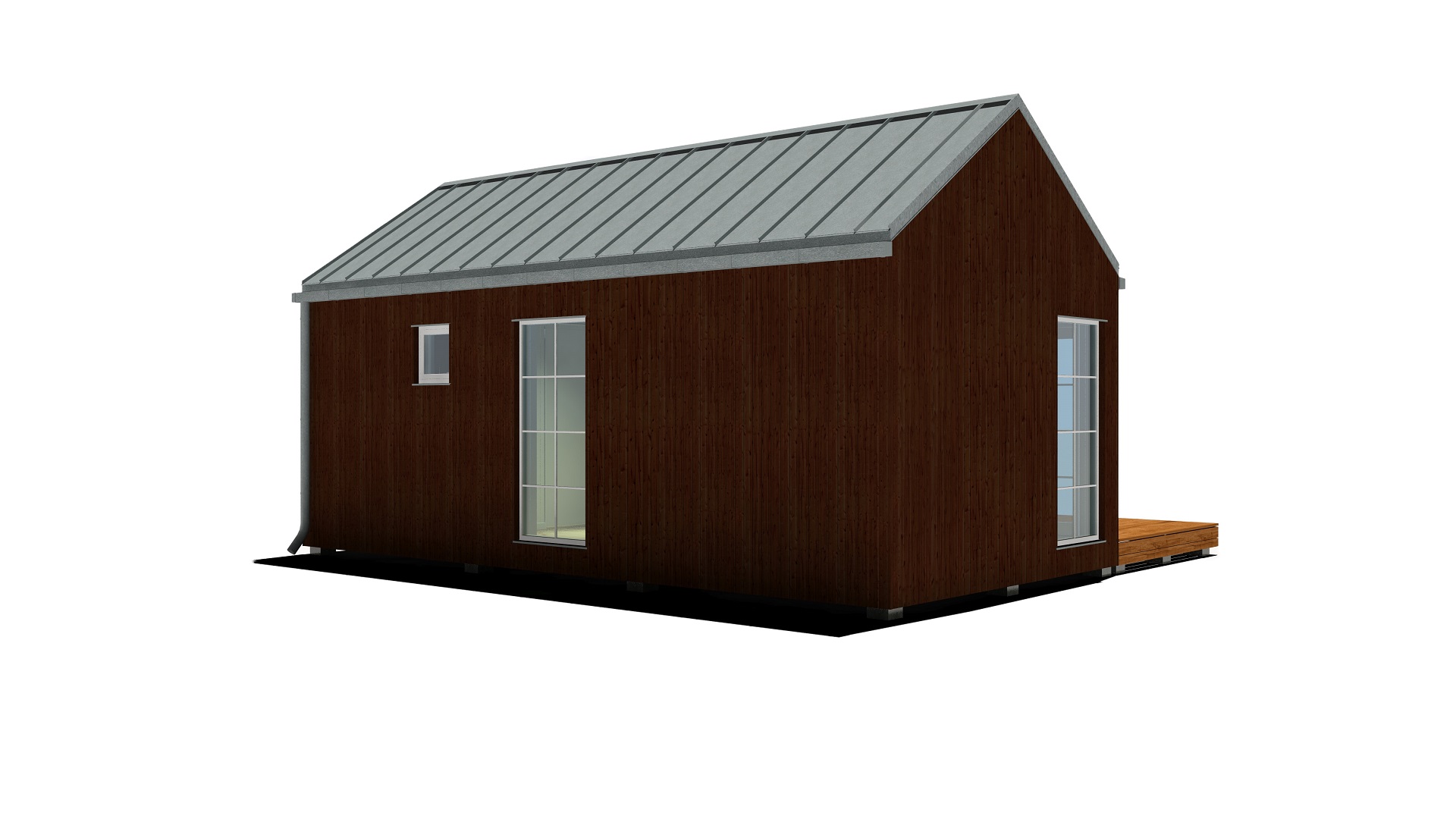 30m2_brown_Classic style 3_Modular house_Baltic House Systems_3
