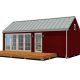 30m2_red_Classic style 2_Modular house_Baltic House Systems_1