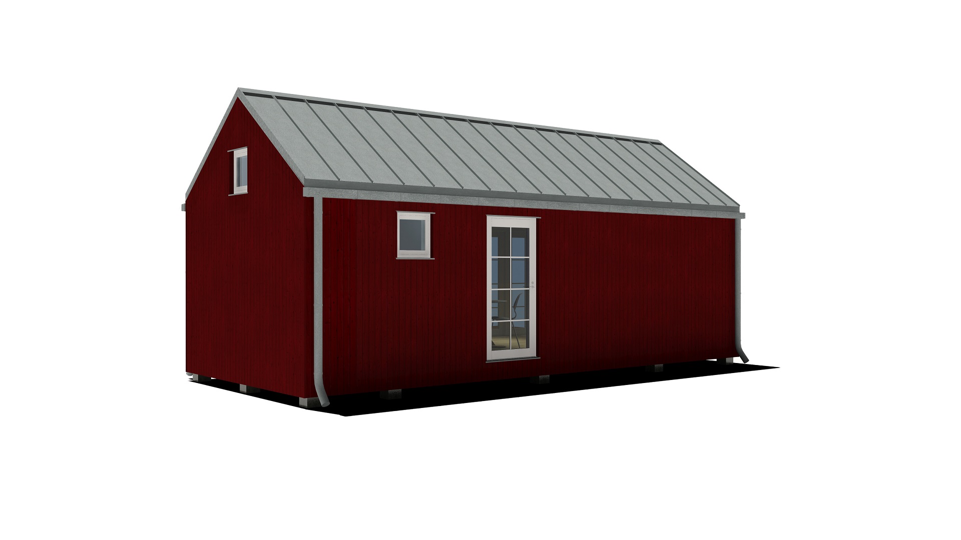 30m2_red_Classic style 2_Modular house_Baltic House Systems_2
