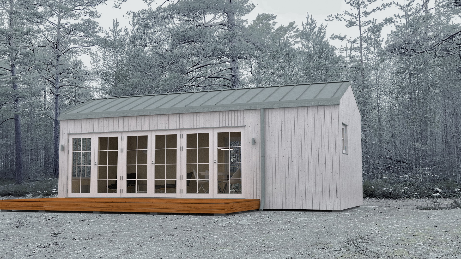 30sqm_white_Classic style 4_Modular house_Baltic House Systems