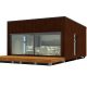 40m2_brown_Modern style 2_Modular house_Baltic House Systems_2