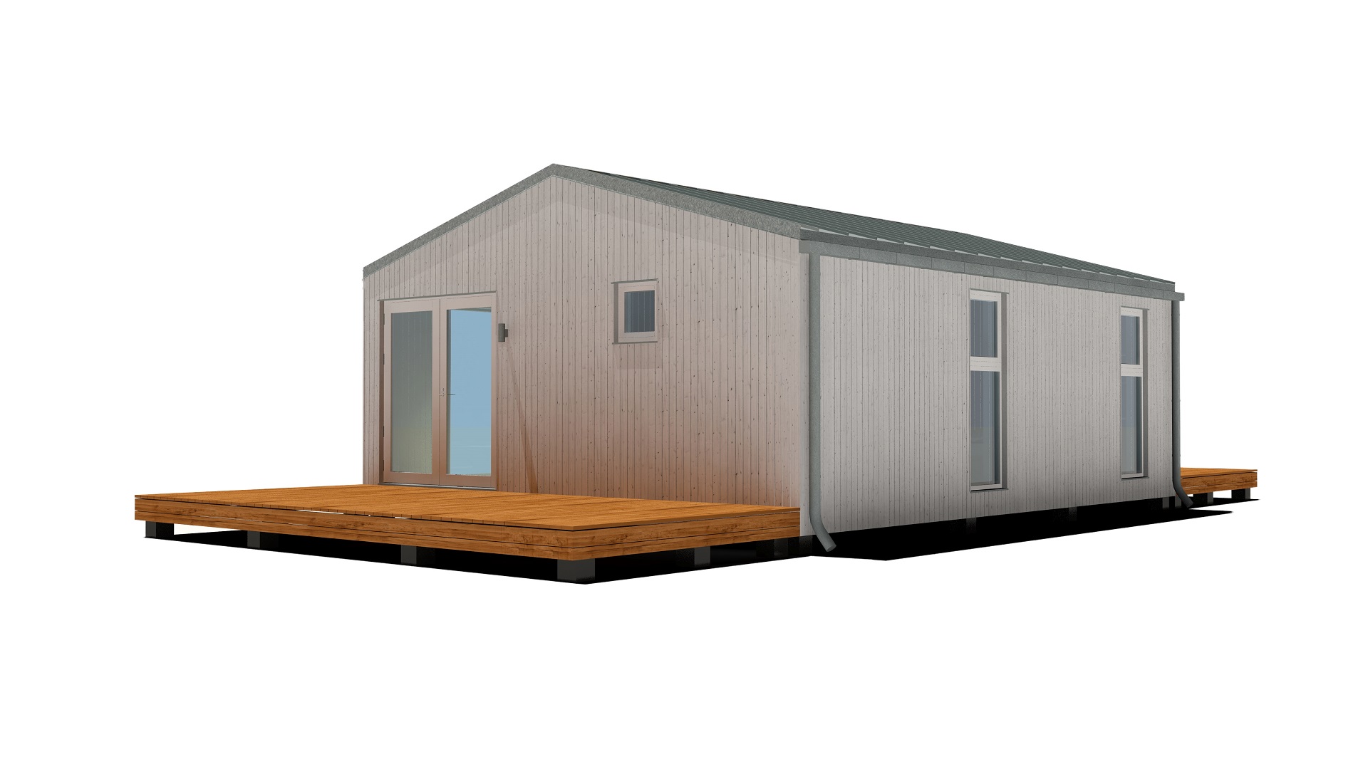 50m2_white_Modern Classic style 3_Modular house_Baltic House Systems_3