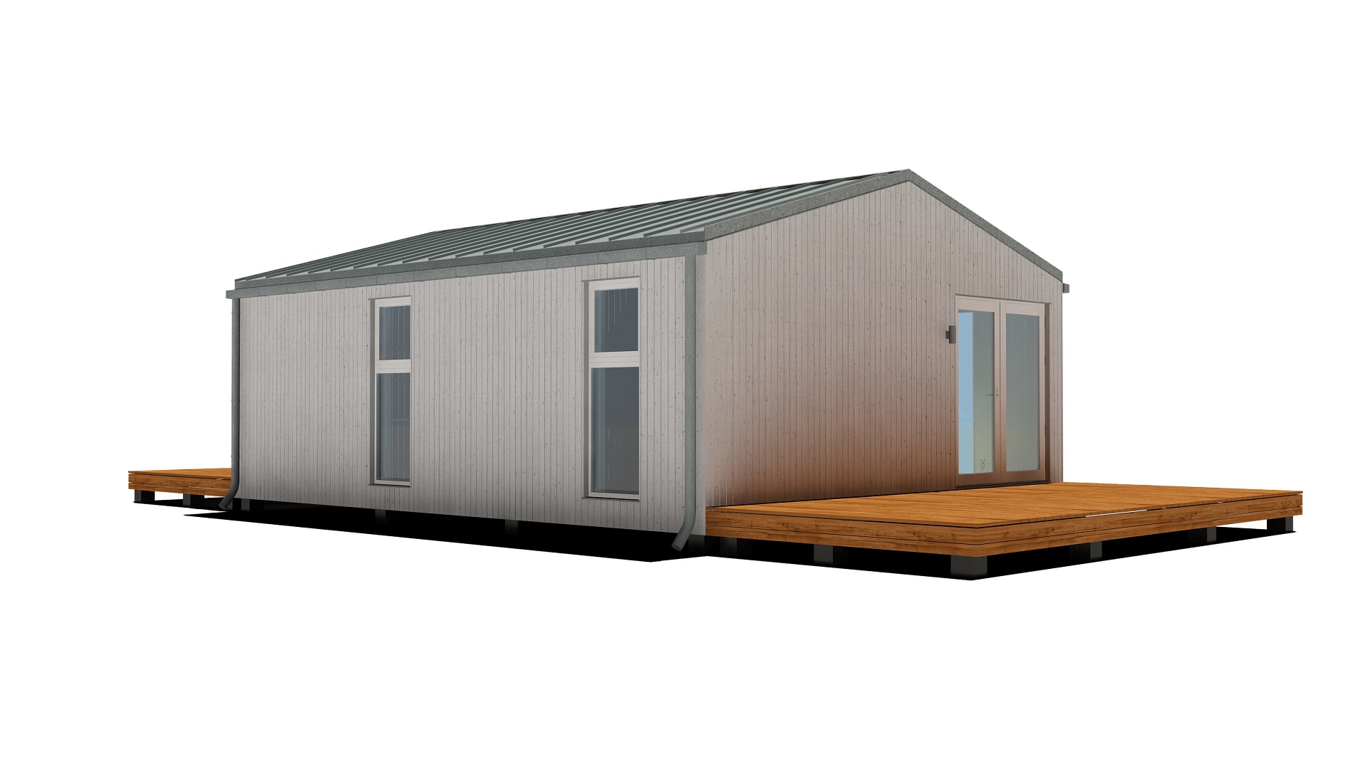 50m2_white_Modern Classic style 3_Modular house_Baltic House Systems_4