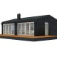 60m2_black_Classic style 3_Modular house_Baltic House Systems_1