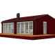 60m2_red_Classic style 3_Modular house_Baltic House Systems_1