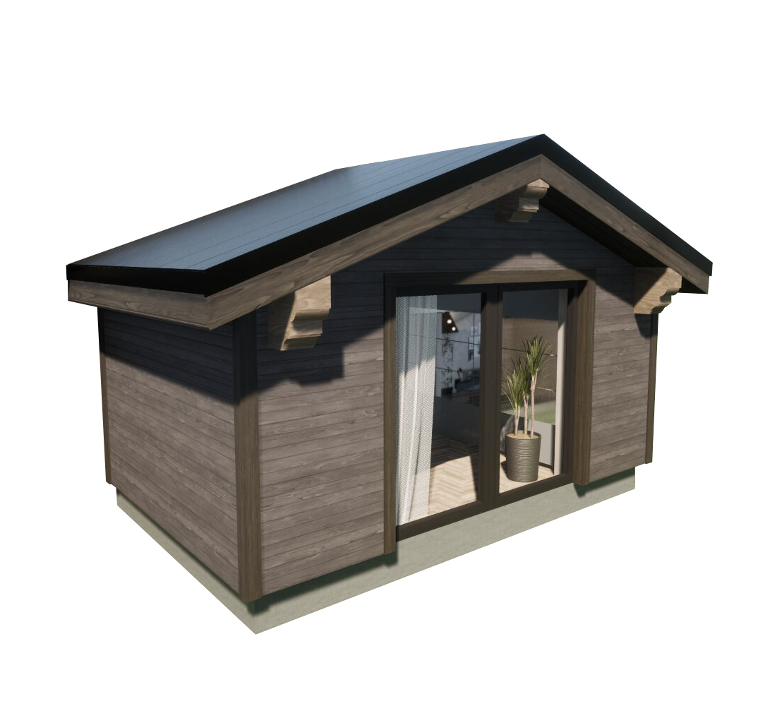 Chalet module_MINI solo_turned 90 degree_Modular houses_Baltic House Systems